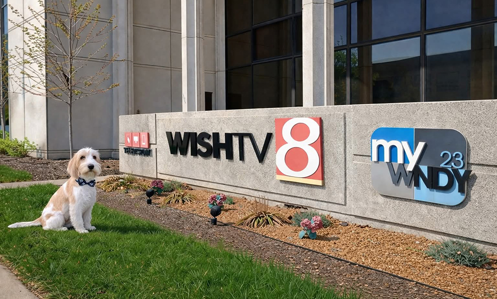 Myles at WISH TV